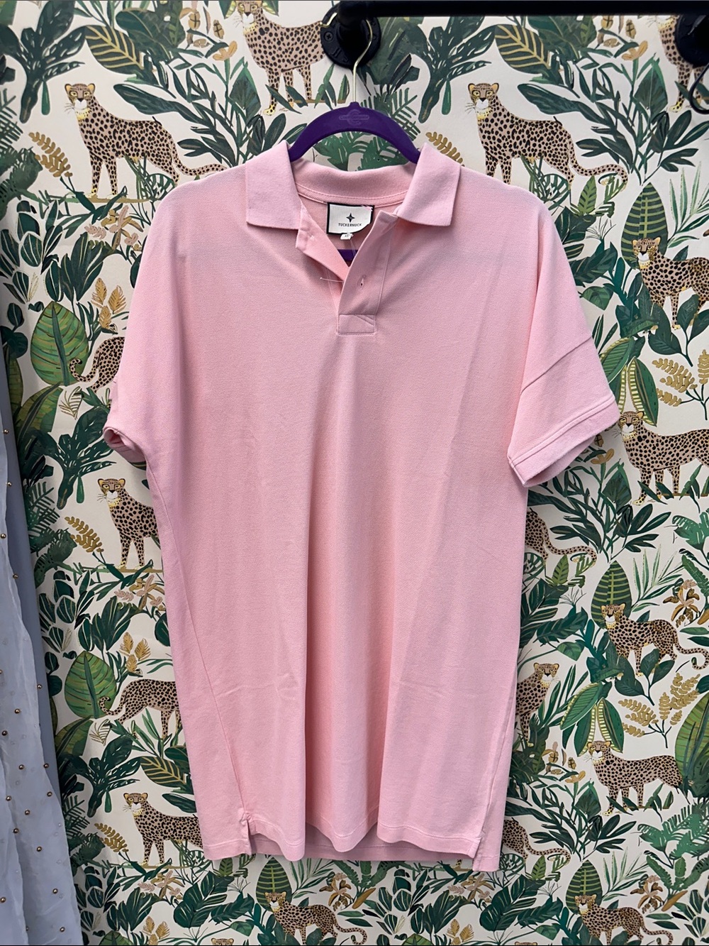 Tuckernuck Classic Pink Polo Shirt dress XS